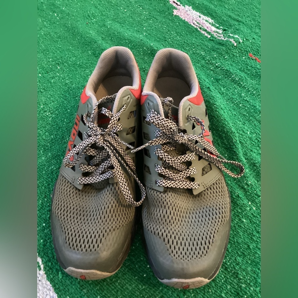 Inov All Train 215 Lace Up Cross-Trainer Olive running Sneaker Shoes Men's 8.5